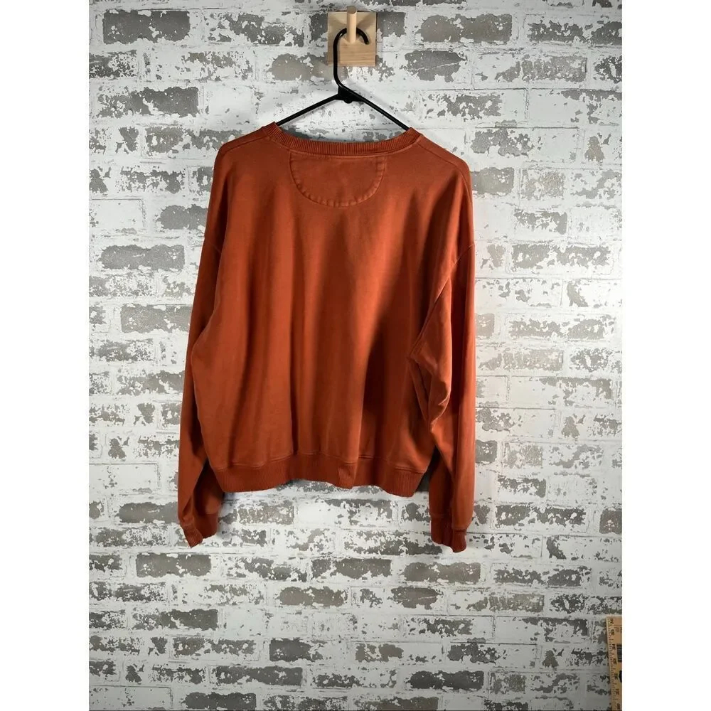 American Eagle | women burnt orange cropped crew neck